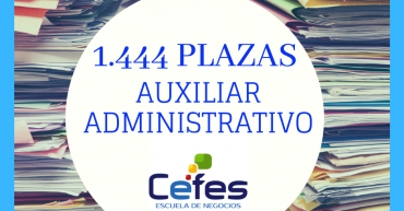 1.444 plazas auxiliar administrativo del estado