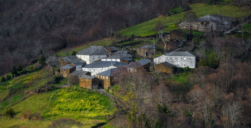 Little mountain village in the Courel Range, Quiroga, Galicia
