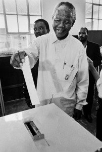 Mandela vota